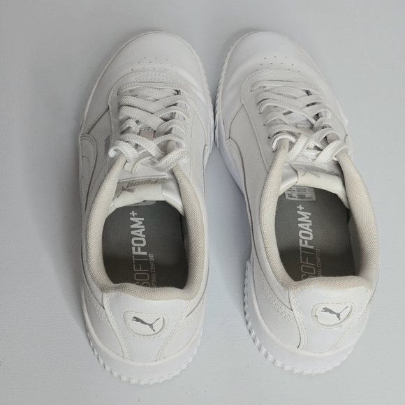 Puma Carina L Soft Foam+ Women White Sneaker Shoes Sz 11 - Picture 5 of 10